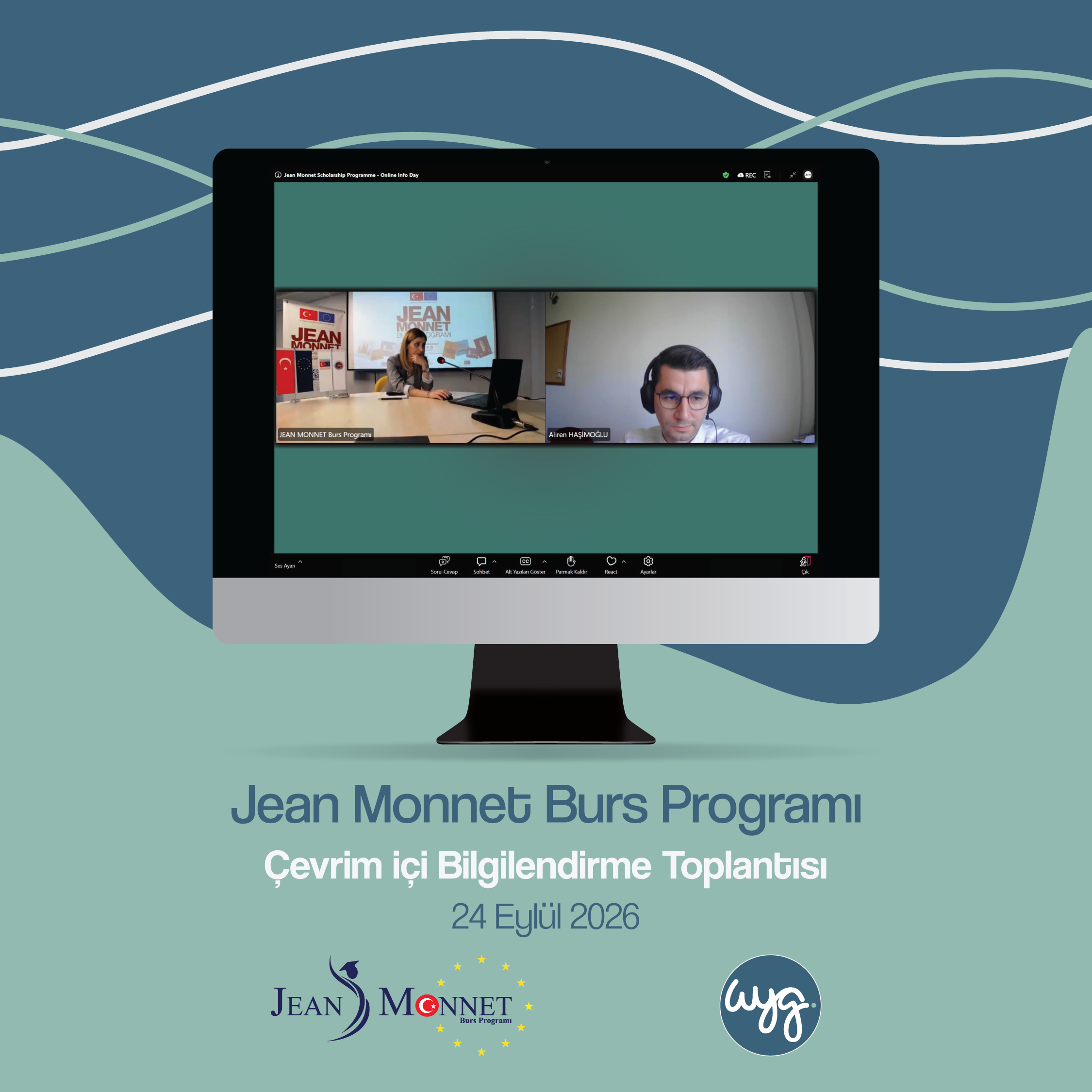 Jean Monnet Burs Programı Bilgilendirme Günü - Çevrim içi toplantı